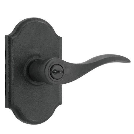 Weslock RH Carlow Premiere Entry Lock ADJ Latch Full Lip Strike Black R7140H2H2SL23